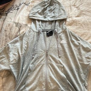 Grey Jacket from Nike and is size Small, super soft and comfy